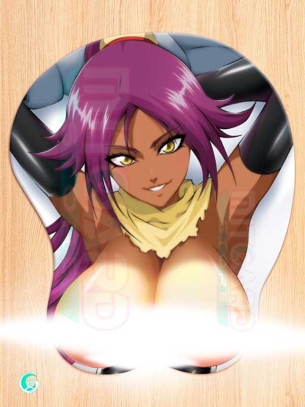 Yoruichi Shihoin Mousepad 3D BLEACH Mitgard-Knight